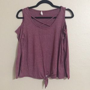 Long Sleeve/off the Shoulder Blouse